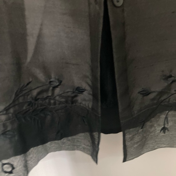 SILKLAND Button Front Shirt Dress NWT - Picture 3 of 9